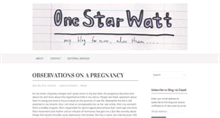 Desktop Screenshot of onestarwatt.com